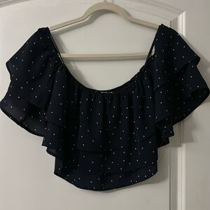 Polka dot crop top